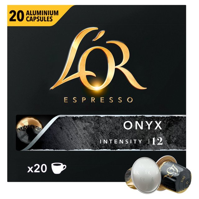 L'OR Onyx Coffee Pods x20 Intensity 12   20 per pack GOODS M&S   