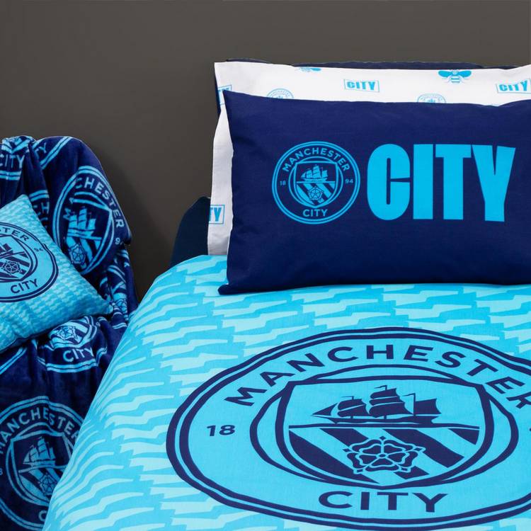 Manchester City football kids single duvet set UK version