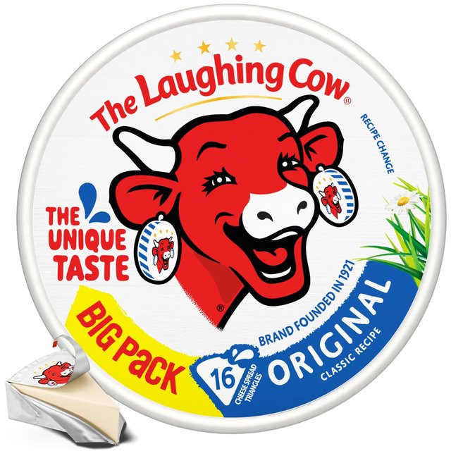 The Laughing Cow Original Spread Cheese Triangles    267g GOODS M&S   