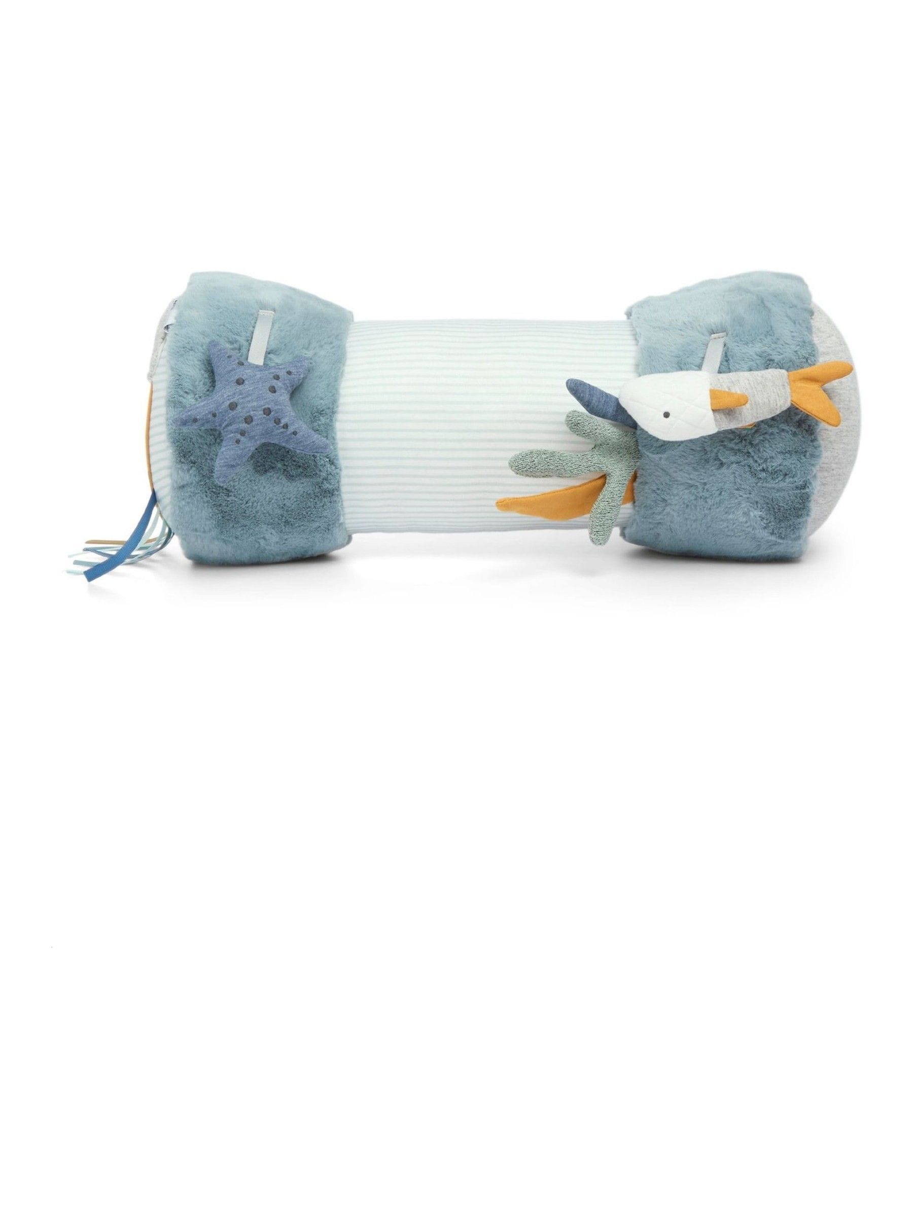 Mamas & Papas Whale Blue tummy time roll, UK version
