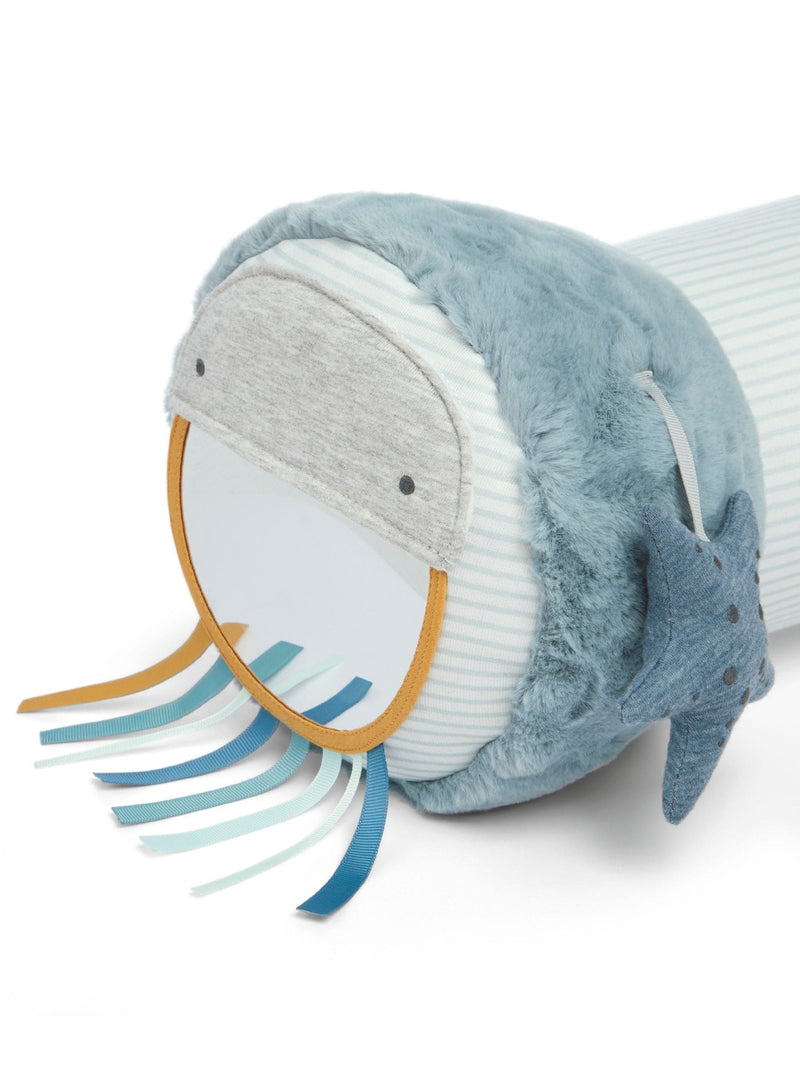 Mamas & Papas Whale Blue tummy time roll, UK version