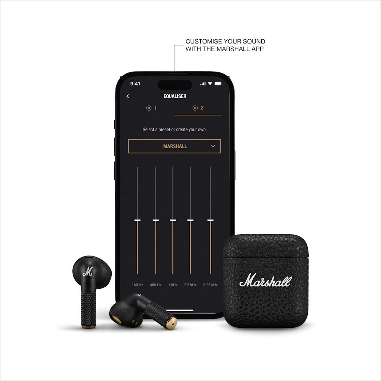 Marshall Minor IV true wireless earbuds black (British brand)