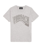 Versace kids embellished logo T-shirt 6-14 years (British brand)