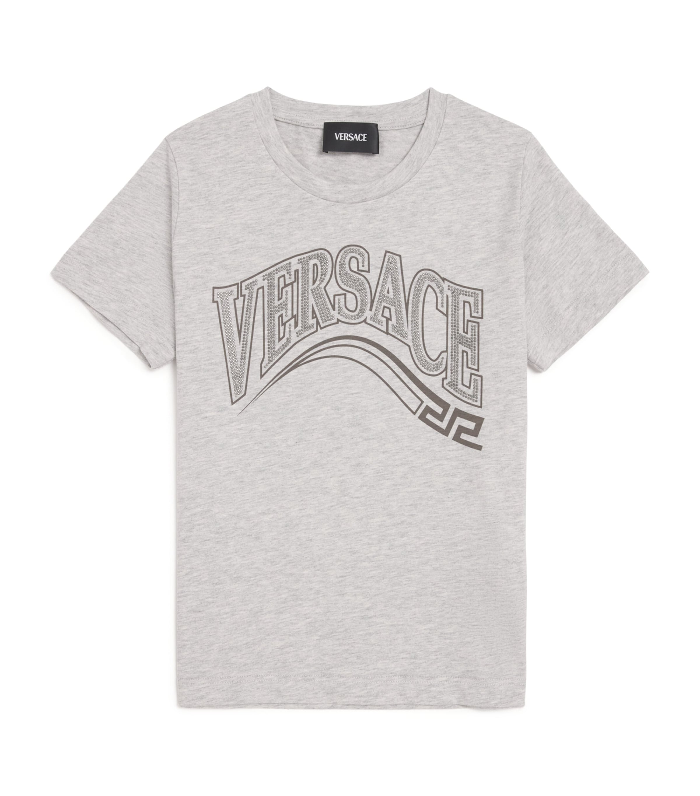 Versace kids embellished logo T-shirt 6-14 years (British brand)