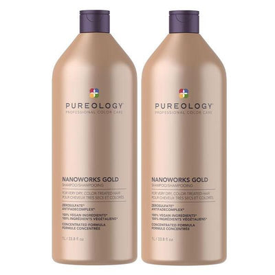 Superdrug Pureology Nanoworks Gold Shampoo 1000ml Double Pack- Buy online at McGrocer