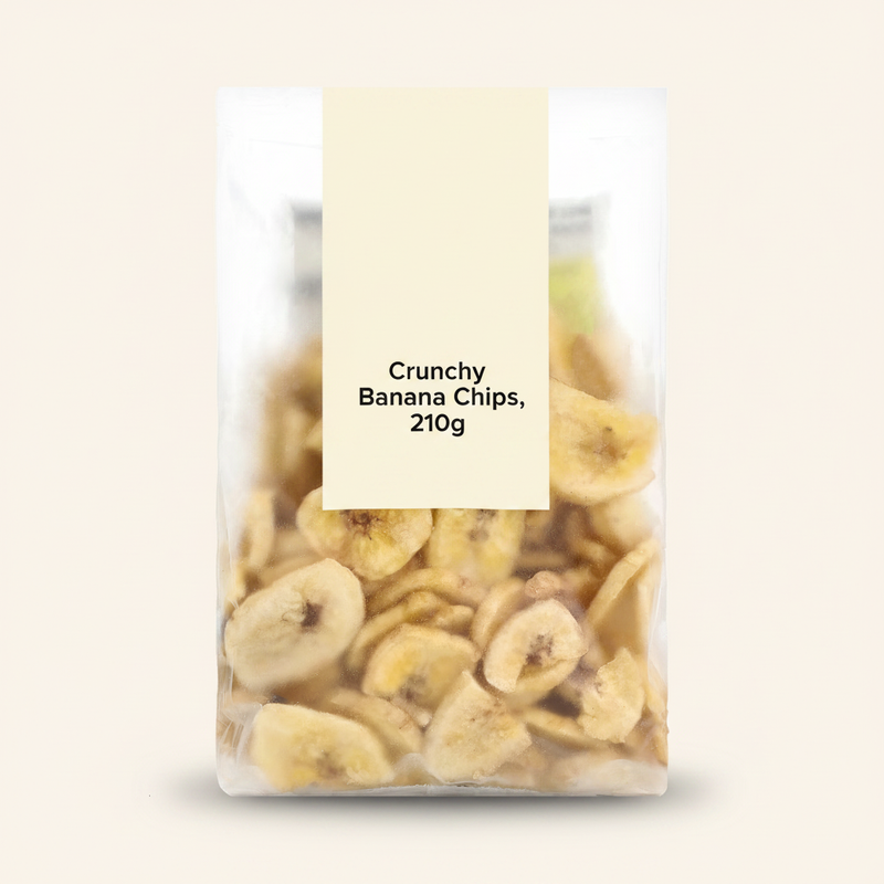 Holland & Barrett Crunchy Banana Chips 210g, UK version