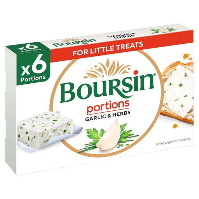 Boursin Garlic & Herbs Soft French Cheese   96g GOODS M&S   