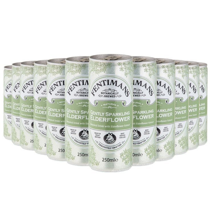 Fentimans Gently Sparkling Elderflower Water 12 x 250ml