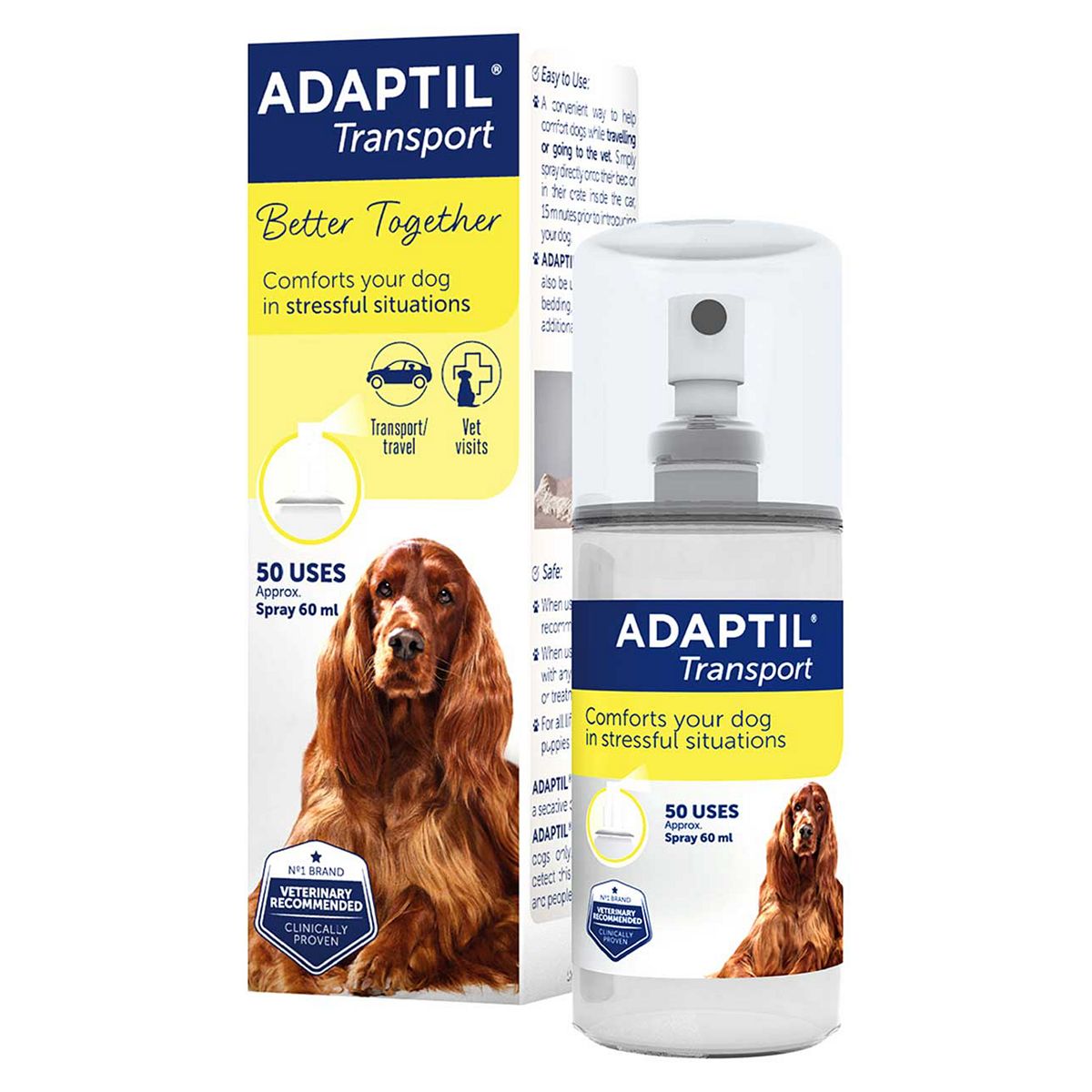 ADAPTIL Transport Anxiety Spray for Dogs - 60ml GOODS Boots   