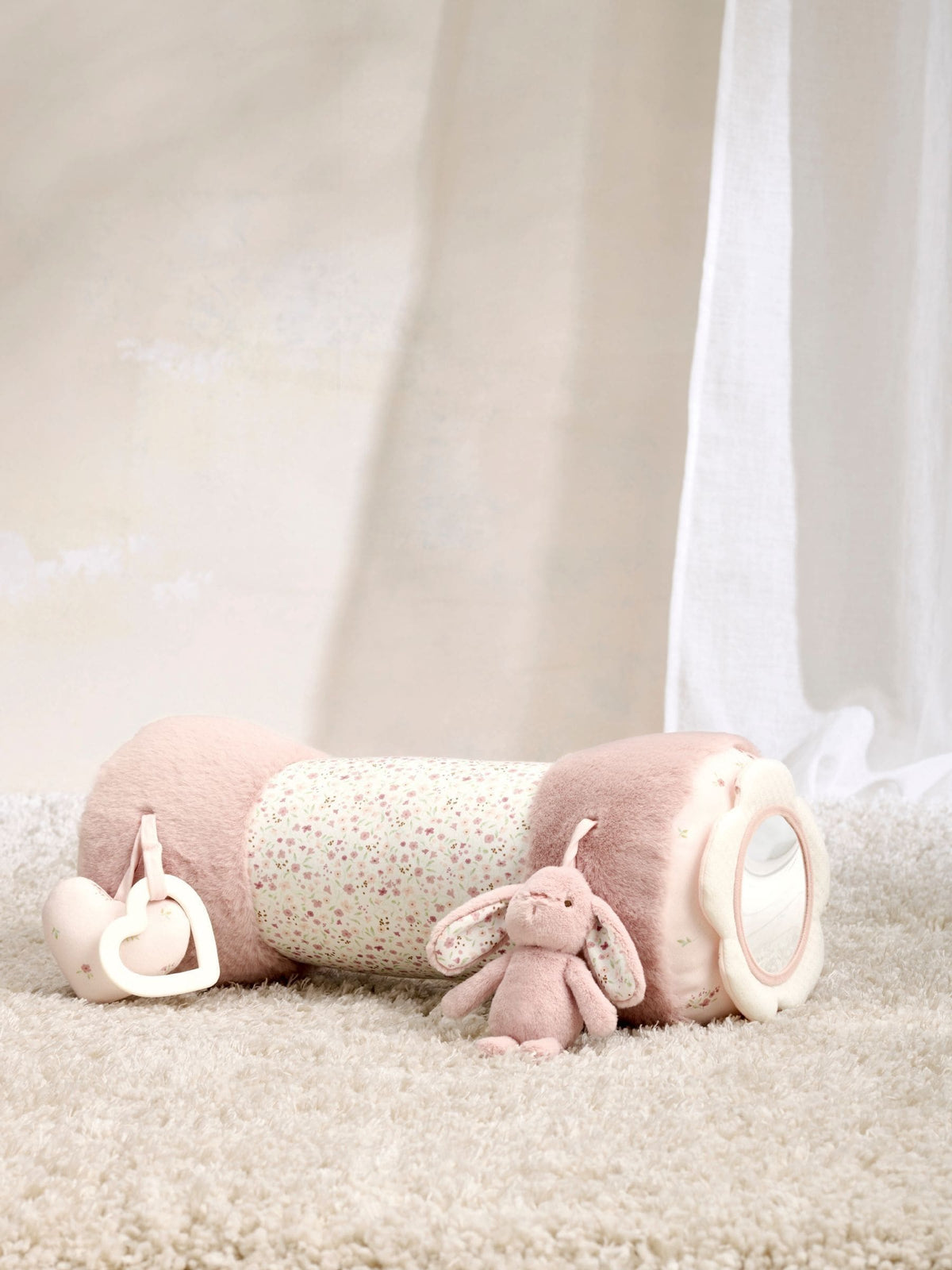 Mamas & Papas Bunny Pink Tummy Time Roll