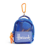 Harrods logo backpack keyring with notebook and pens - British product
