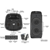Acoustic Solutions K120 Bluetooth party speaker 120W, UK version