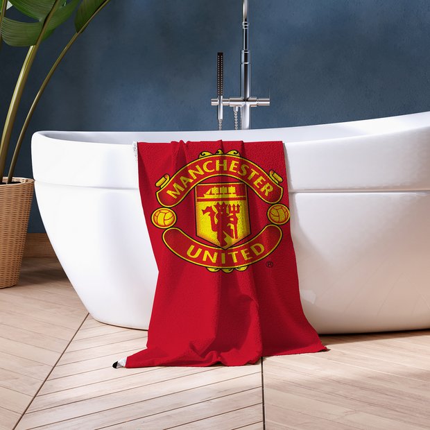 Manchester United beach towel red 150x75cm, UK version