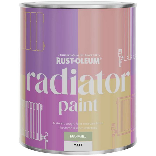 Rust-Oleum radiator paint Bramwell green 750ml, imported from the UK