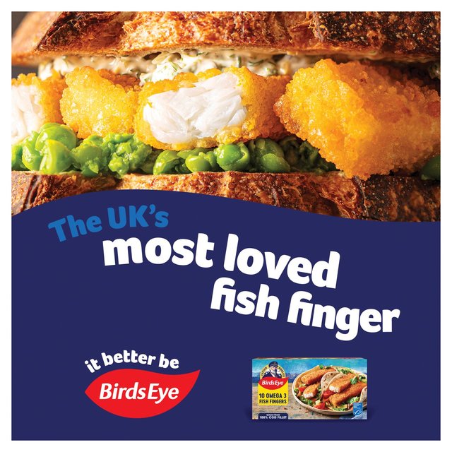 Birds Eye 10 MSC Breaded Omega 3 Fish Fingers   280g GOODS M&S   