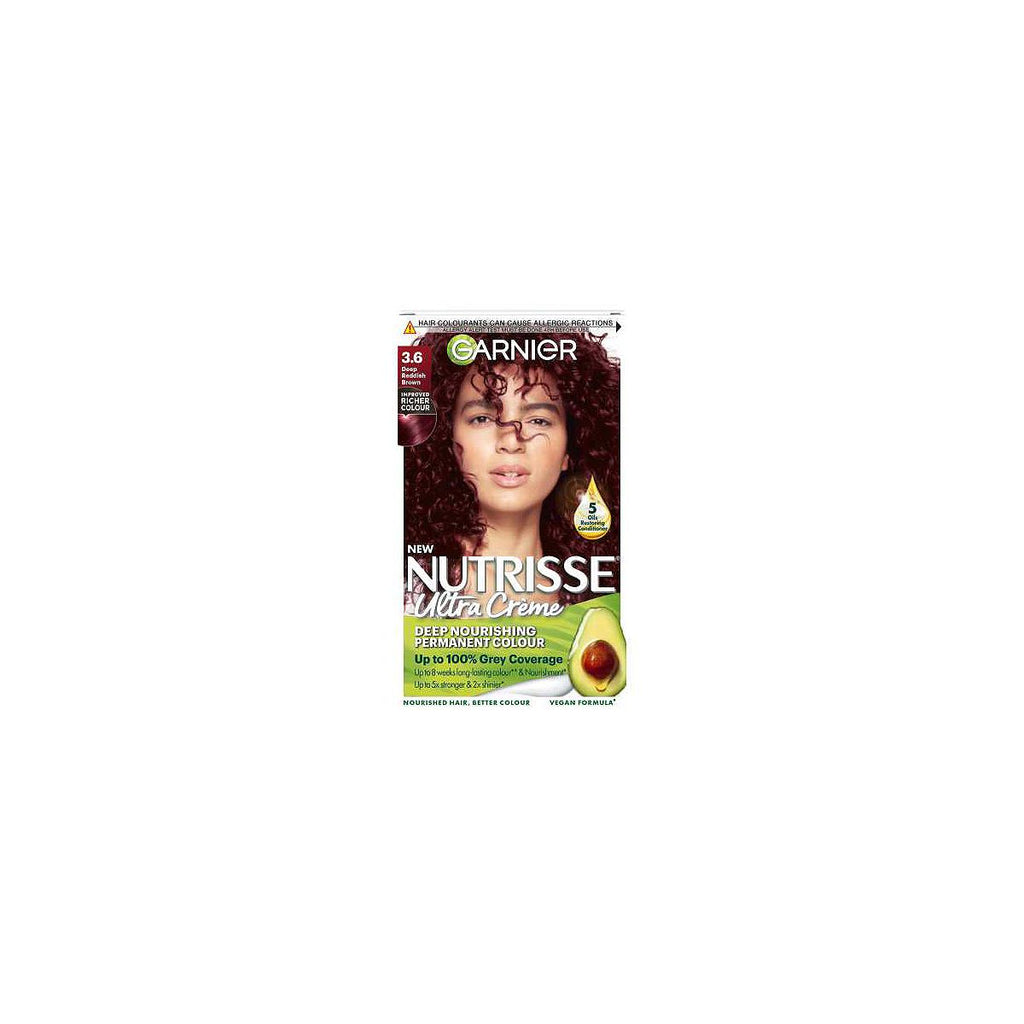 Garnier Nutrisse 3.6 Deep Reddish Brown Permanent Hair Dye