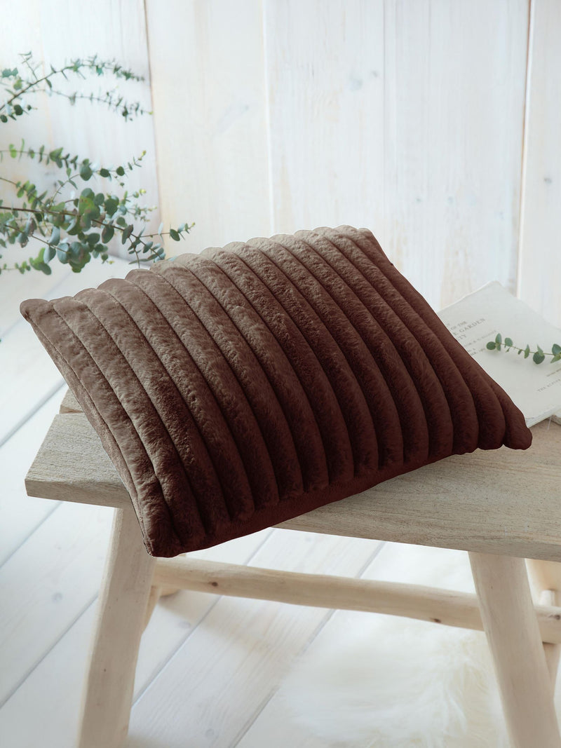 Appletree Brown Morritz Faux Fur Filled Cushion