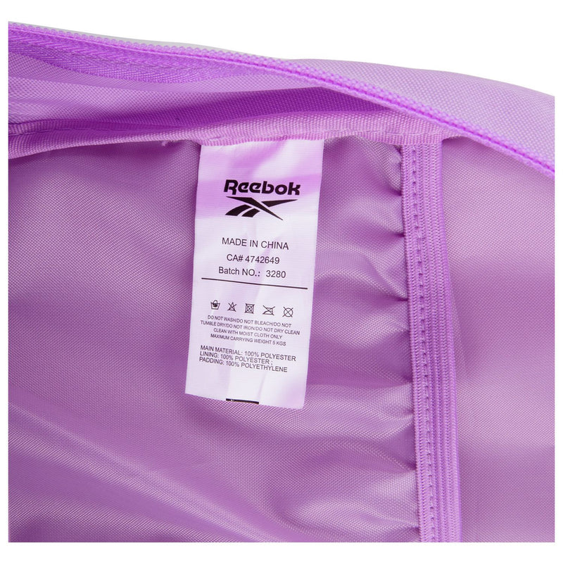 Reebok Flower backpack purple, imported from the UK