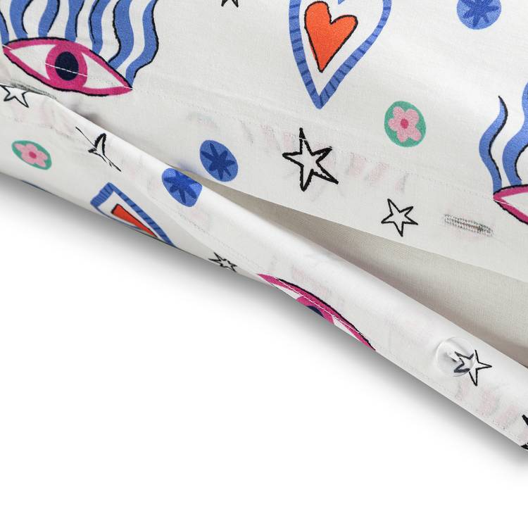 Habitat cotton eyes heart print bedding set single, UK version