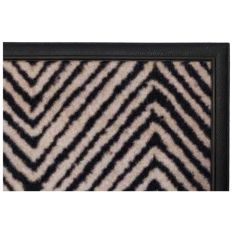 Mighty Mats Super Sorb Abstract Monochrome Doormat 45x75cm (British brand)