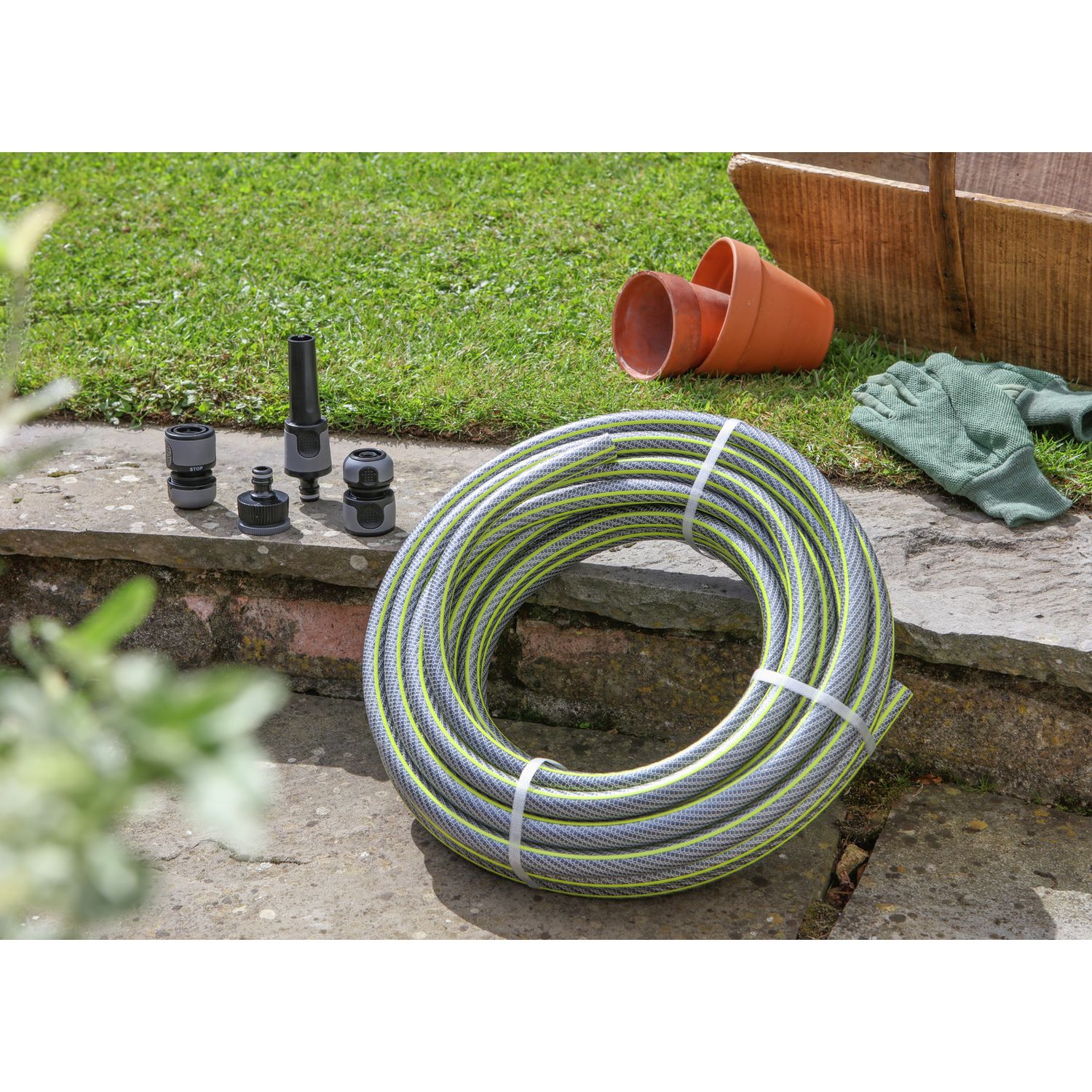 McGregor heavy duty anti kink hose set 25m (British brand)