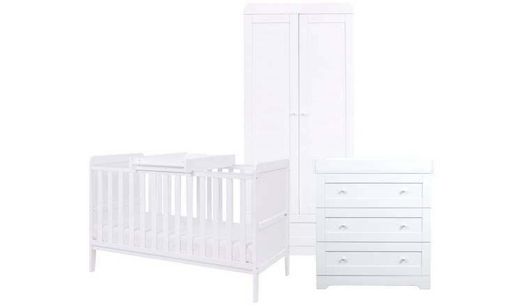 Tutti Bambini Rio Cot Bed Nursery Furniture Set - White GOODS Argos