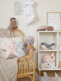 Widdop dark blue plush whale 14cm, imported from the UK
