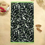 Welhome oversized cotton beach towel 102x183cm, imported from the UK