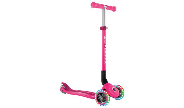 Globber Expert Foldable 3 Wheel Scooter - Pink