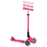 Globber pink 3-wheel foldable scooter for kids (British brand)