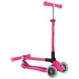Globber pink 3-wheel foldable scooter for kids (British brand)