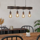 EGLO 4-light ceiling light antique brass, UK version