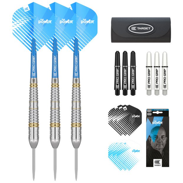Target Phil Taylor 22g brass darts set, UK version