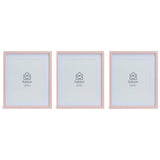 Habitat pink wooden picture frames set of 3, UK version