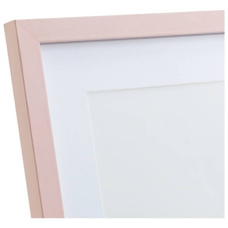Habitat pink wooden picture frames set of 3, UK version