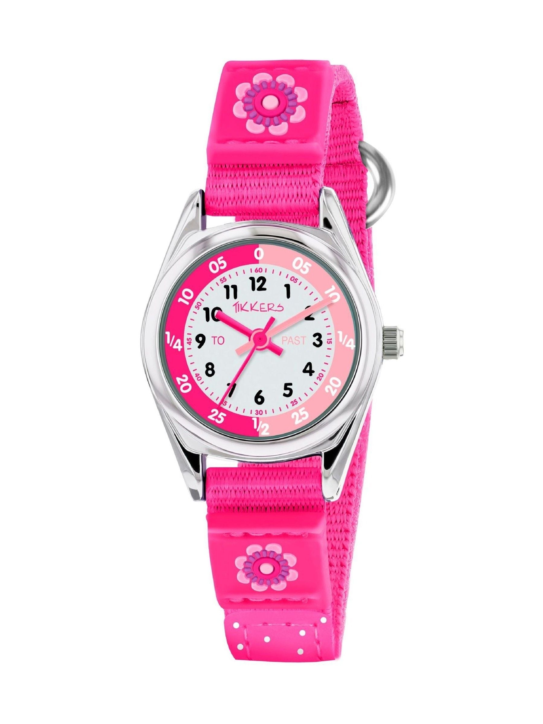 Peers Hardy Tikkers pink flower time teacher watch 25mm, UK version