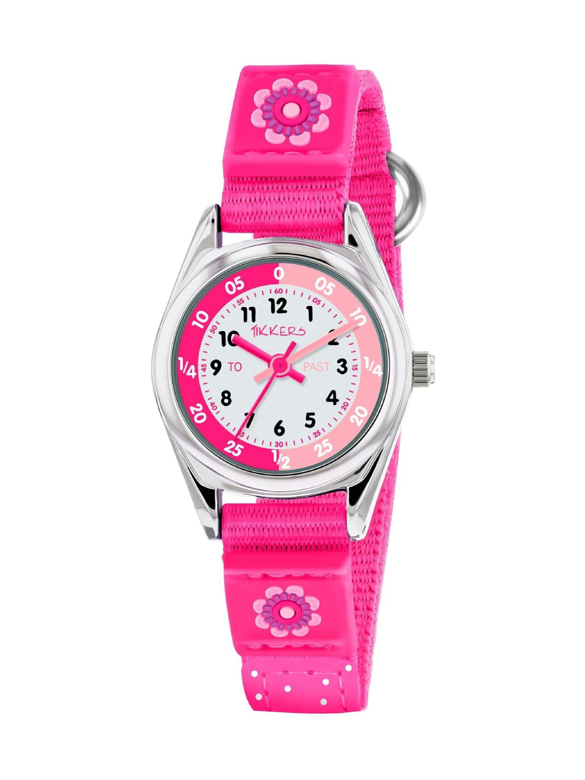 Peers Hardy Tikkers pink flower time teacher watch 25mm, UK version
