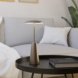 EGLO Piccola Steel LED Bathroom Portable Table Lamp - Bronze