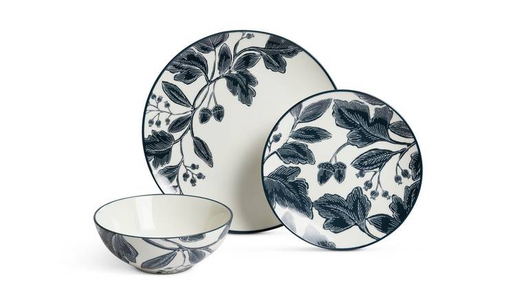 Habitat Floral 12 Piece Fine China Dinner Set GOODS Argos