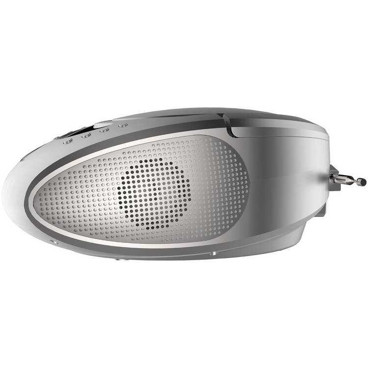 Bush CD Boombox with DAB radio silver, imported from the UK