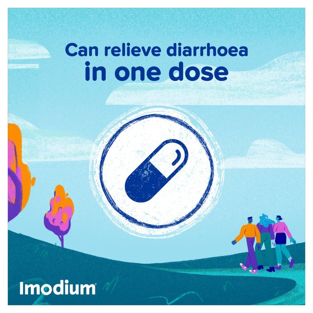 Imodium Original Capsules for Diarrhoea Relief   12 per pack GOODS M&S   