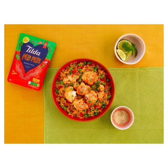 Tilda Microwave Peri Peri Basmati Rice   250g