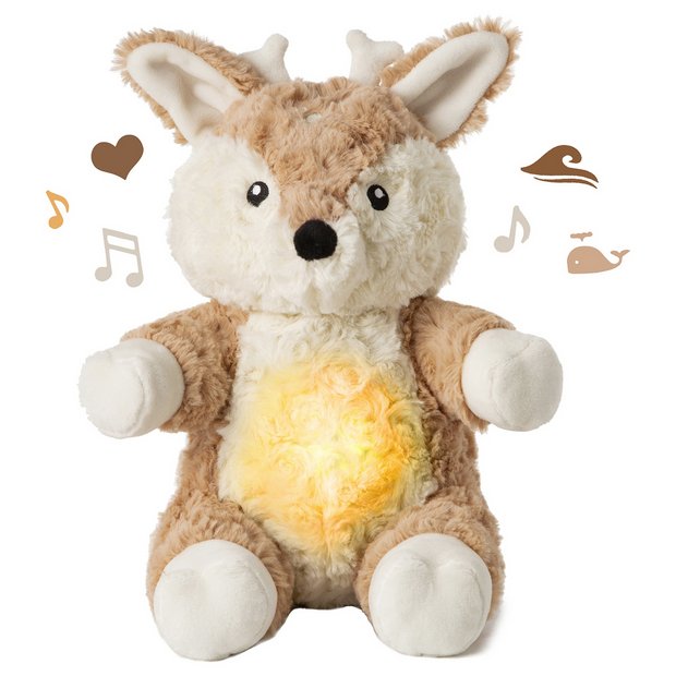 Cloud B Lovelight Fawn baby sound soother plush - British product