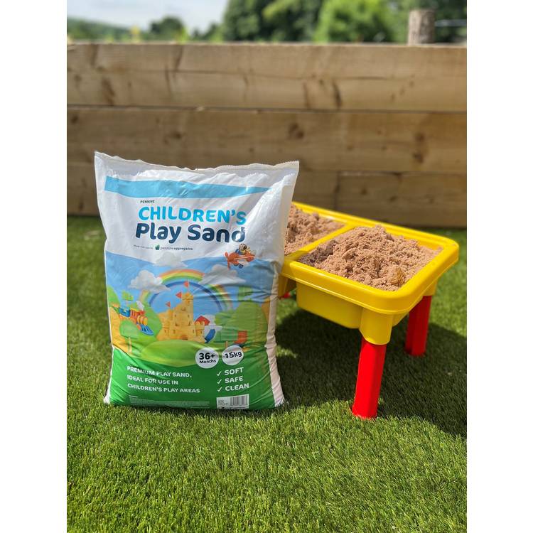 Pennine Children's Play Sand 15kg bag for sandpits (British brand)
