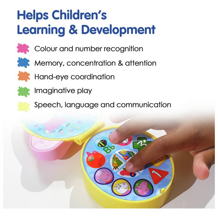 Peppa Pig interactive flip up learning pad - British product