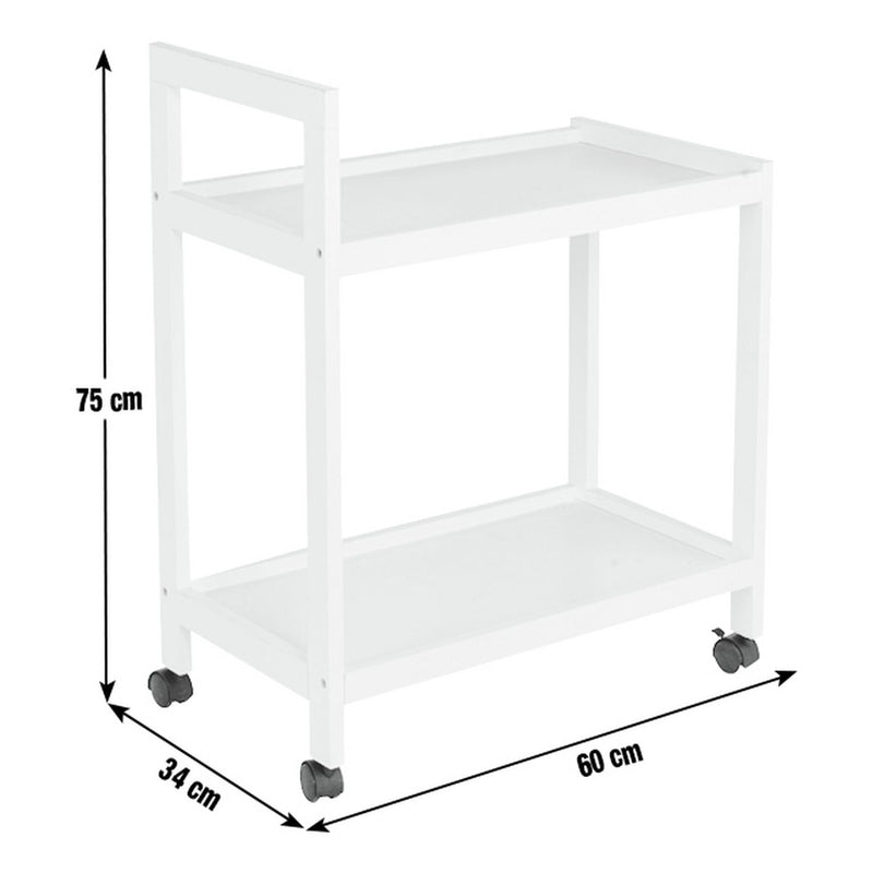 Argos Home white tea trolley, UK version