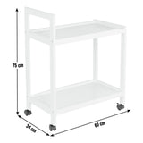 Argos Home white tea trolley, UK version
