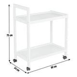 Argos Home white tea trolley, UK version