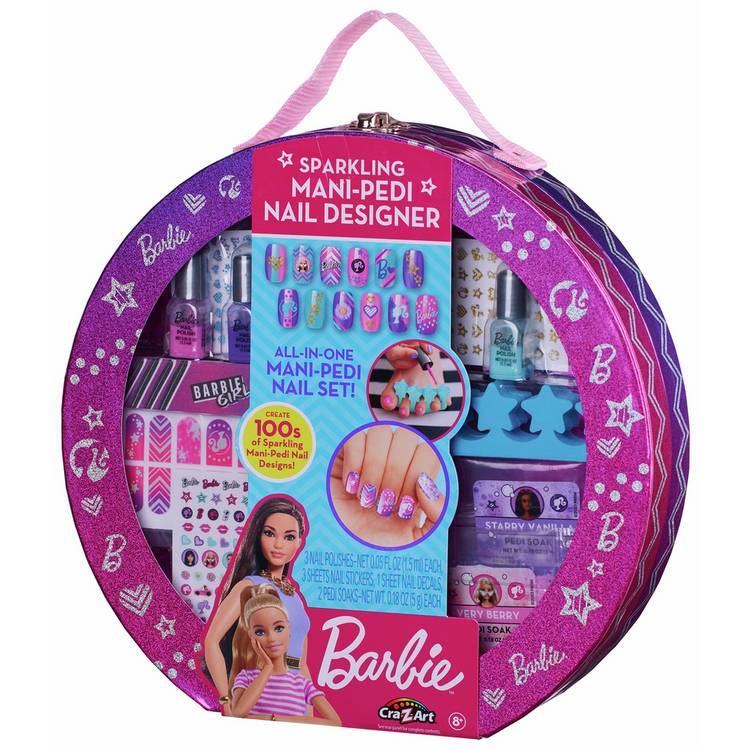 Barbie sparkling mani-pedi nail designer, UK version