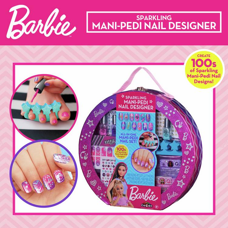 Barbie sparkling mani-pedi nail designer, UK version
